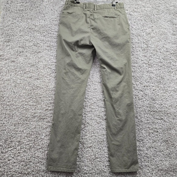 Allsaints Park Chino Pants Mens 30x30 Gray Slim Straight Button Fly‎ Office - Picture 5 of 13